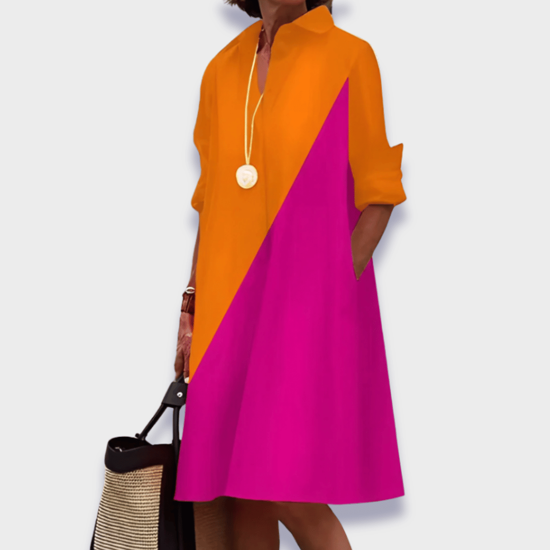 Isolde | Airy Polo Summer Dress For Everyday Wear