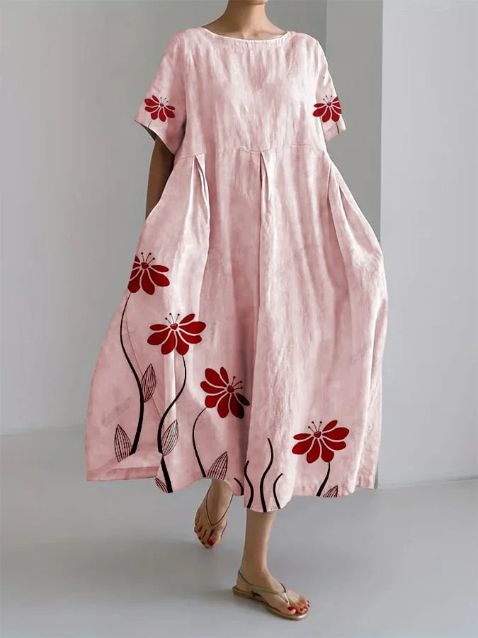 Sabrina | Long Floral Dress