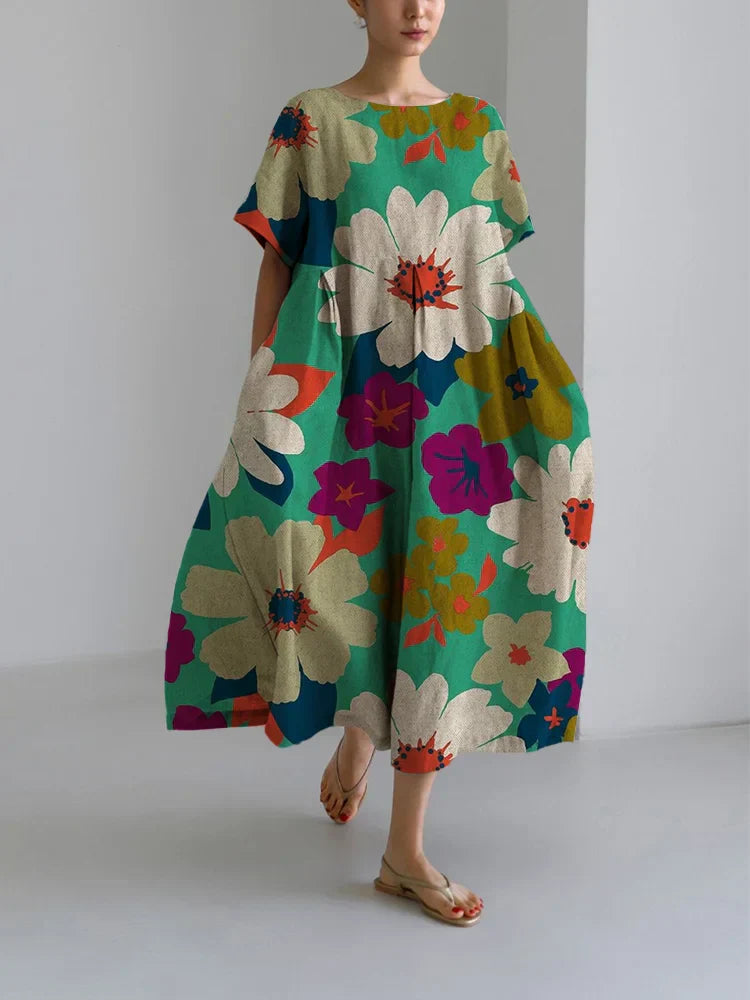 Vittoria | Lightweight Midi Floral Dress