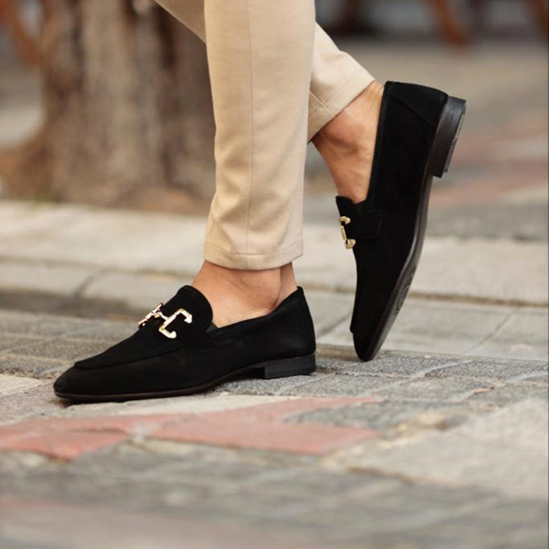 Men's Comfortable Cushioned Slip On Horsebit Loafers