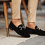 Men's Comfortable Cushioned Slip On Horsebit Loafers