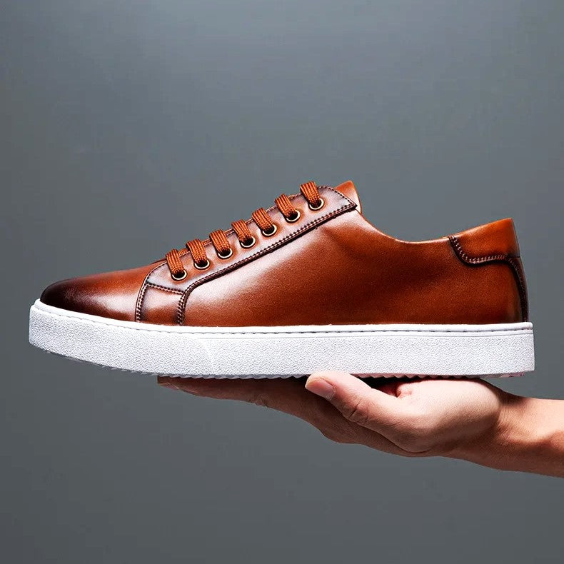 Men’s Lace Up Low Top Casual Sneakers