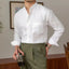 Men’s Lightweight Mandarin Collar Button Up Shirt