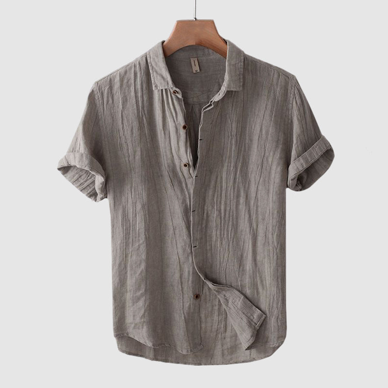 Men’s Lightweight Short Sleeve Button Up Shirt
