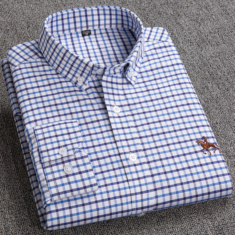 Men’s Long Sleeve Button Down Dress Shirt
