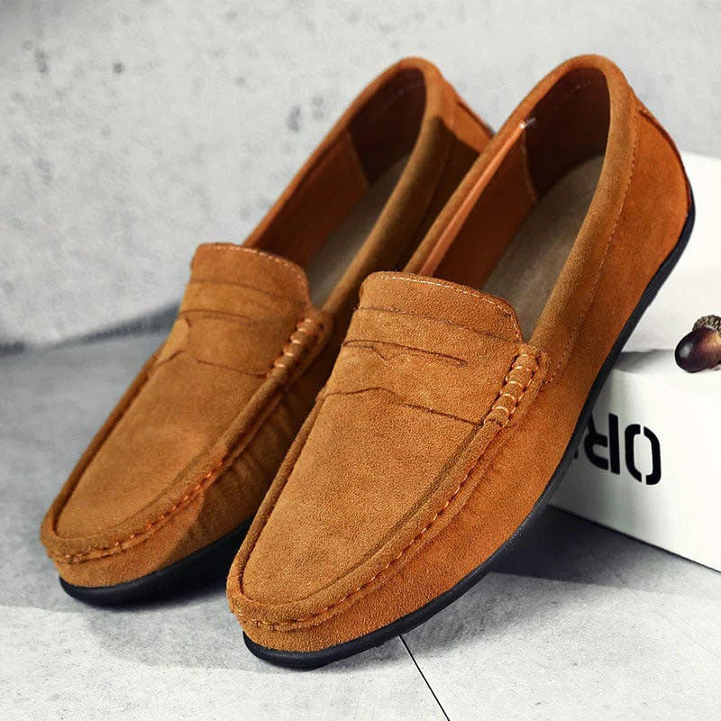 Men’s Moc Toe Slip On Penny Loafers