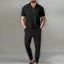 Men’s Short Sleeve Polo Two-Piece Set