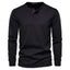 Men’s Slim Fit Long-Sleeve Henley Shirt