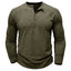 Men’s Slim Fit Long Sleeve Henley T-Shirt