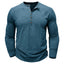 Men’s Slim Fit Long Sleeve Henley T-Shirt