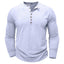 Men’s Slim Fit Long Sleeve Henley T-Shirt