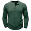 Men’s Slim Fit Long Sleeve Henley T-Shirt