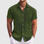 Men’s Ribbed Short Sleeve Collar Shirt