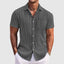 Men’s Ribbed Short Sleeve Collar Shirt