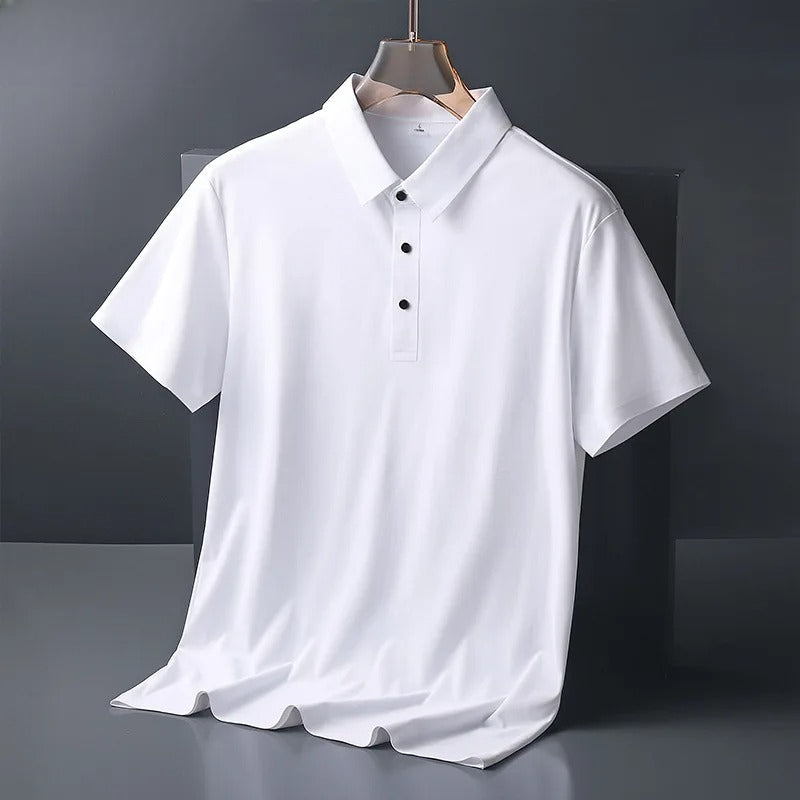 Men’s Classic Button Down Polo Shirt