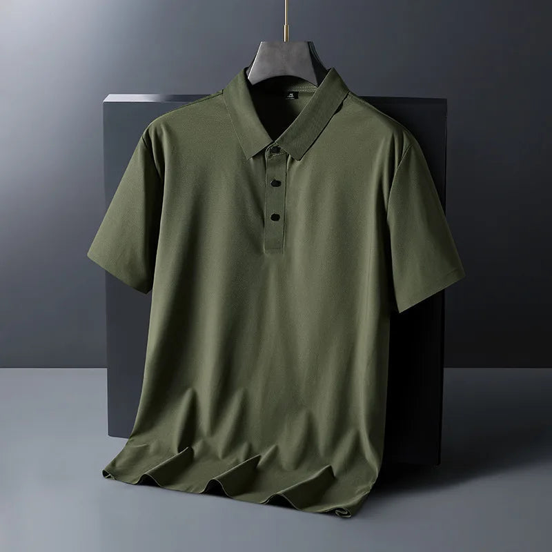 Men’s Classic Button Down Polo Shirt