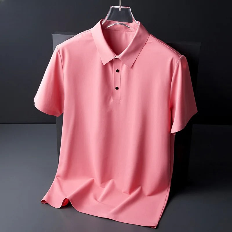 Men’s Classic Button Down Polo Shirt