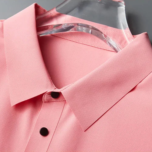 Men’s Classic Button Down Polo Shirt