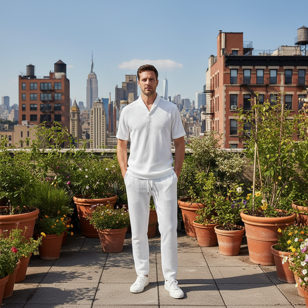 Men's Comfortable Two-Piece Matching Set