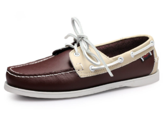Men's Classic Lace-Up Moccasin Boat Shoes