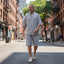 Men's Oversized T-Shirt and Shorts Set