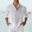 Men’s Paisley Long Sleeve Henley Shirt