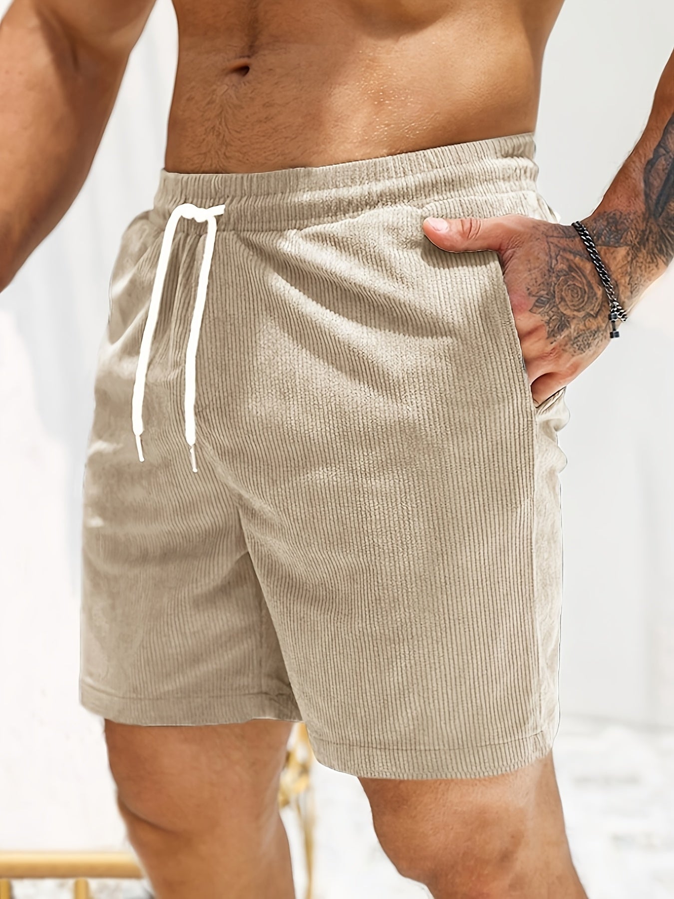 Men’s Relaxed Fit Drawstring Shorts