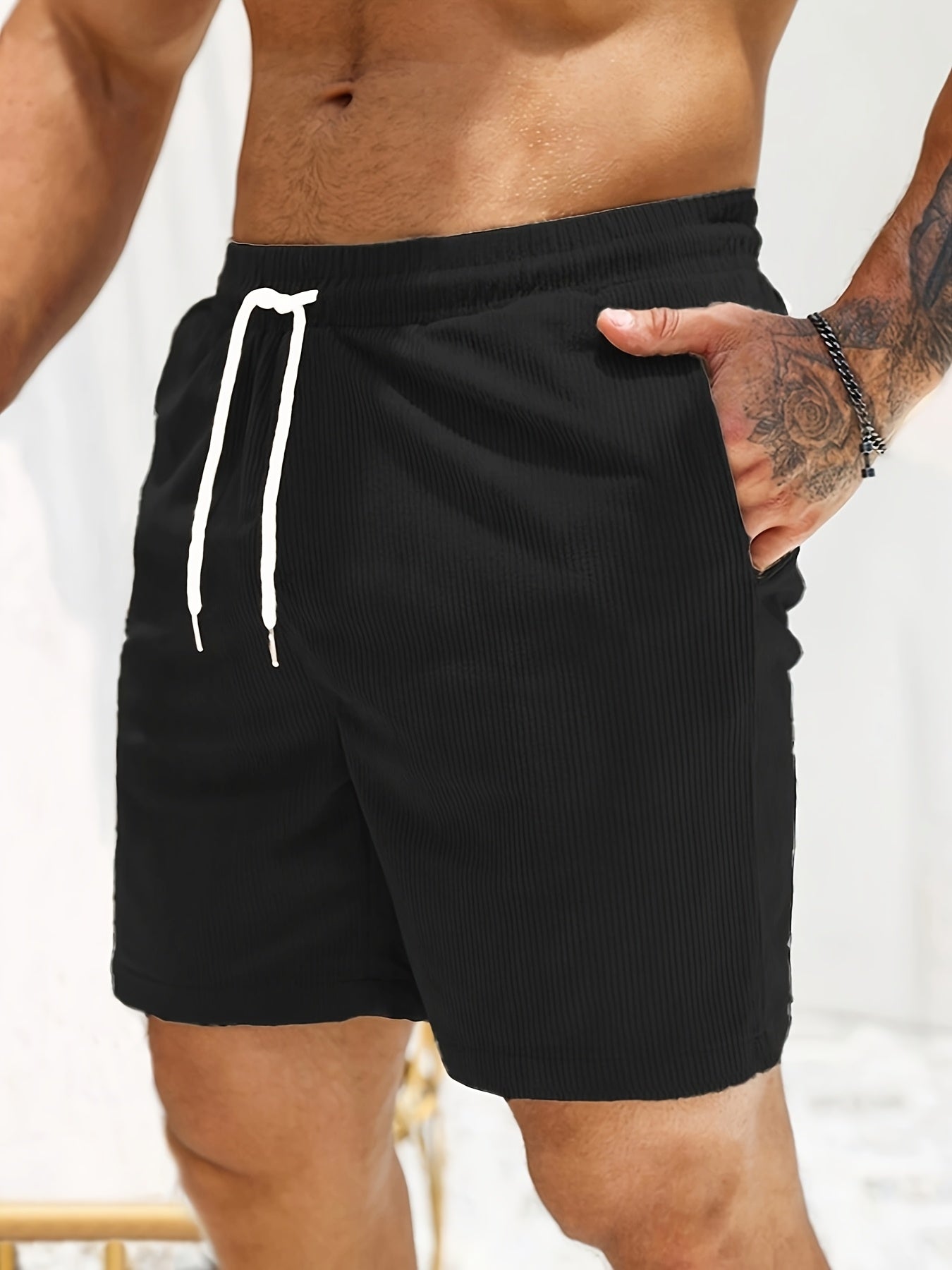 Men’s Relaxed Fit Drawstring Shorts