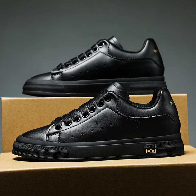Men’s Sleek Lace-Up Platform Sneakers