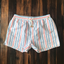 Men’s Striped Drawstring Swim Shorts