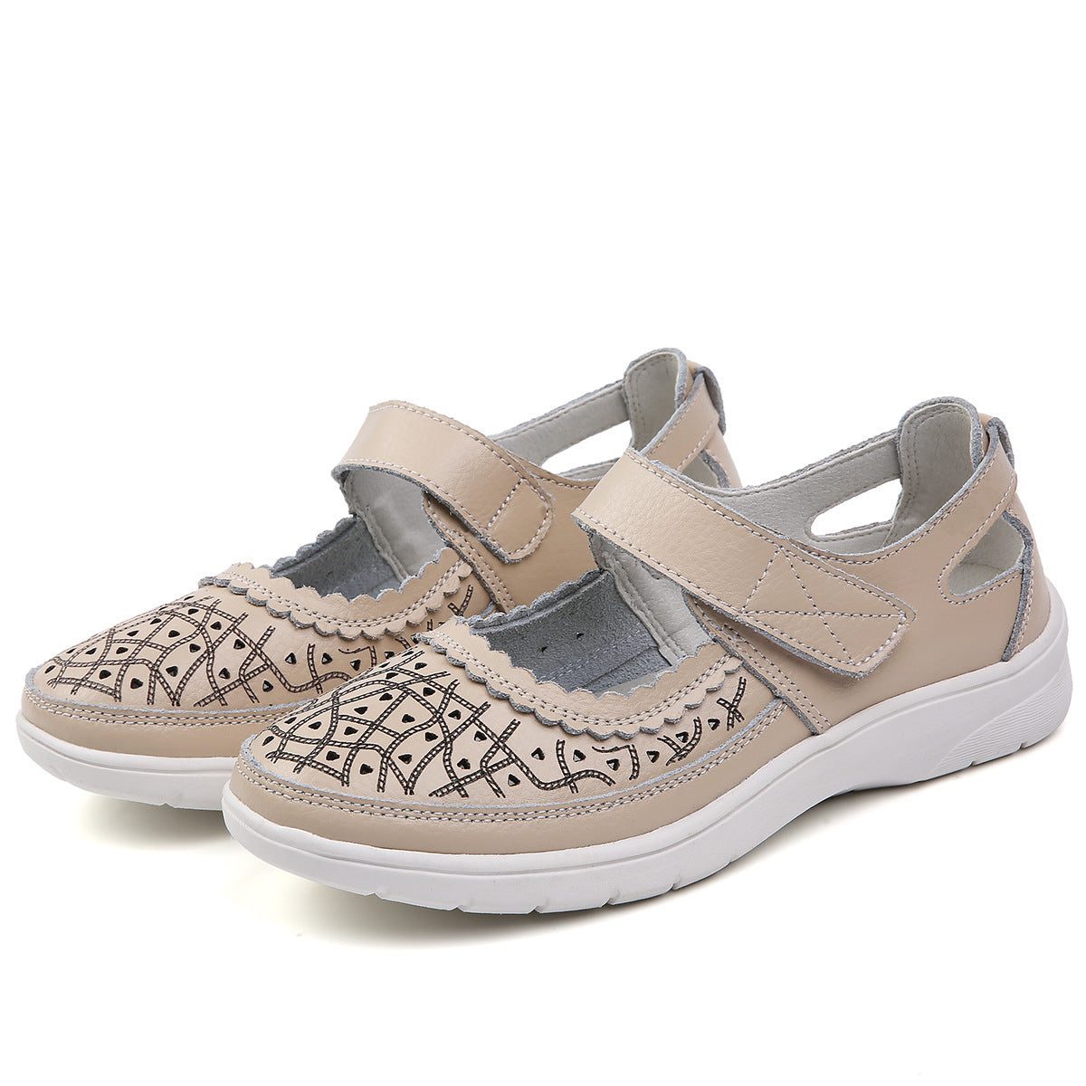 Jean | Cutout Comfort Soft Sole Shoes