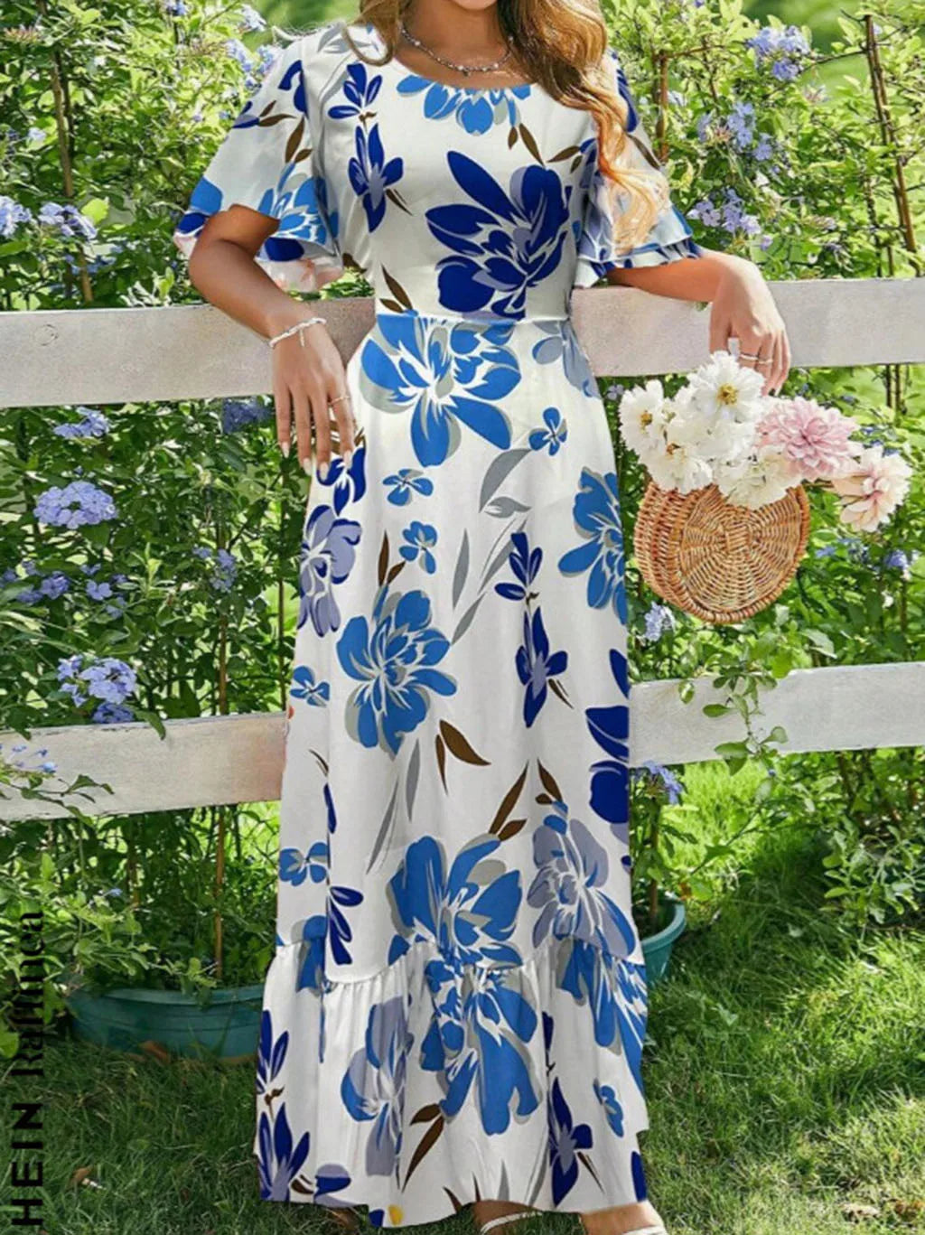 Elina | Summer Dress With Floral Pattern