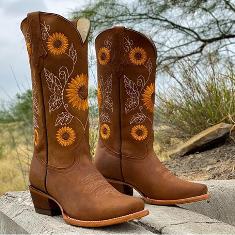 Poppy | Sunbloom Western Boots