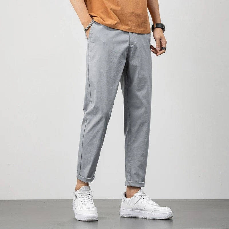 Men’s Relaxed Fit Straight Leg Casual Chino Pants