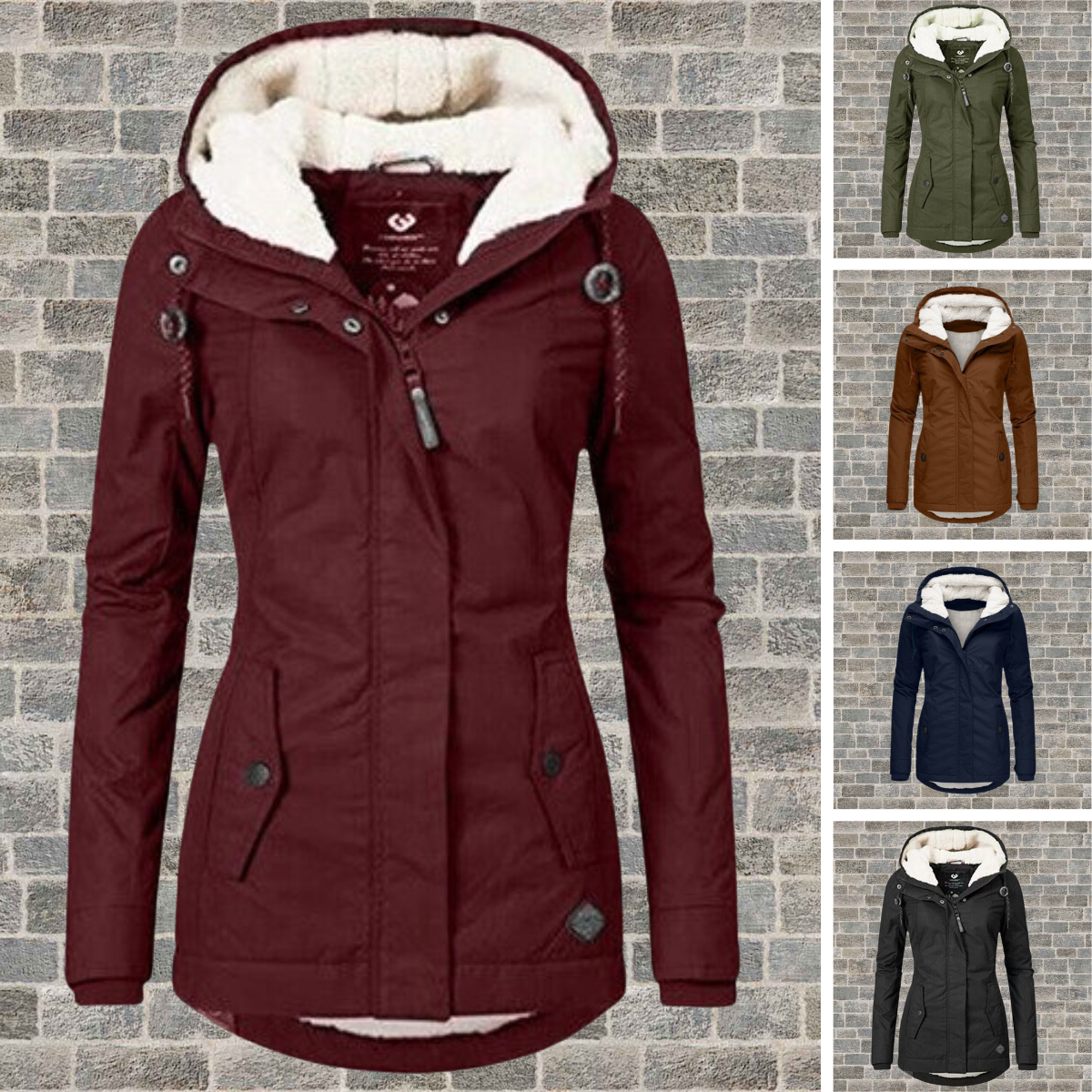 Jenna | Light Sherpa Hoodie For Spring And Summer Evenings