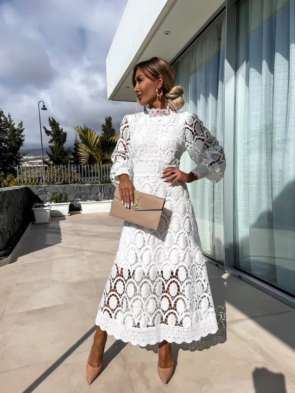 Juliet | Elegance Lace Dress With Tummy Covering Limited Stock