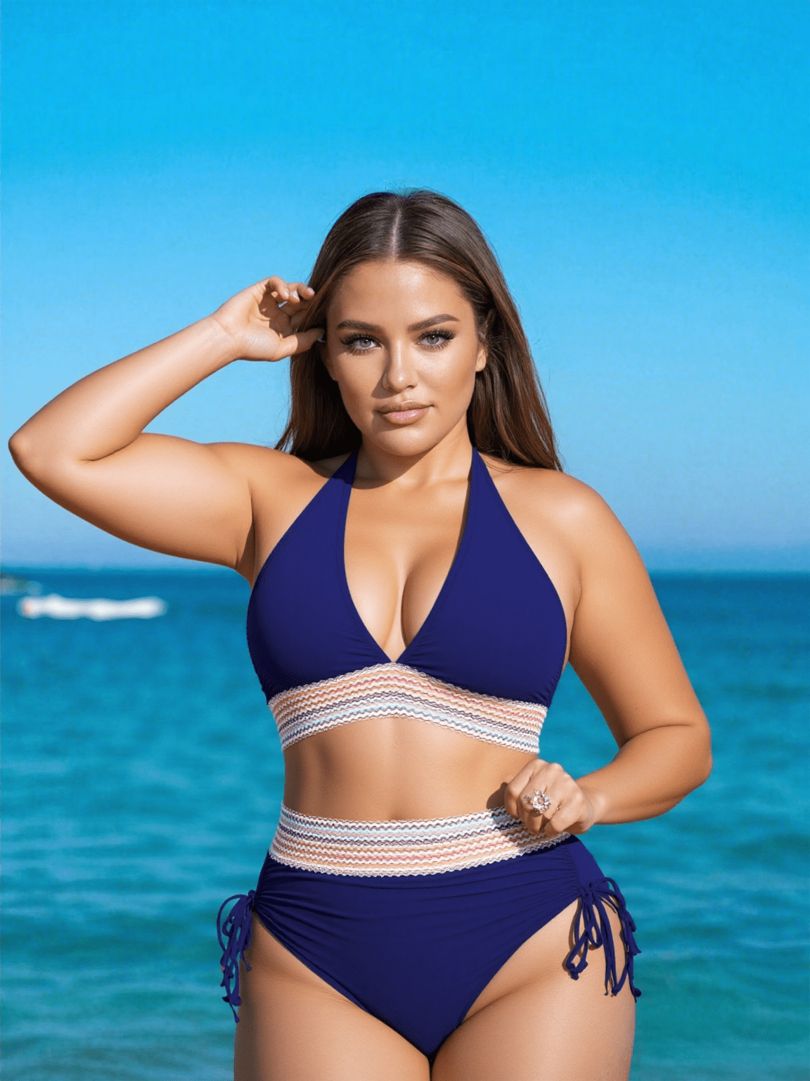 Linda | Elegant High-Waisted Sculpting Bikini