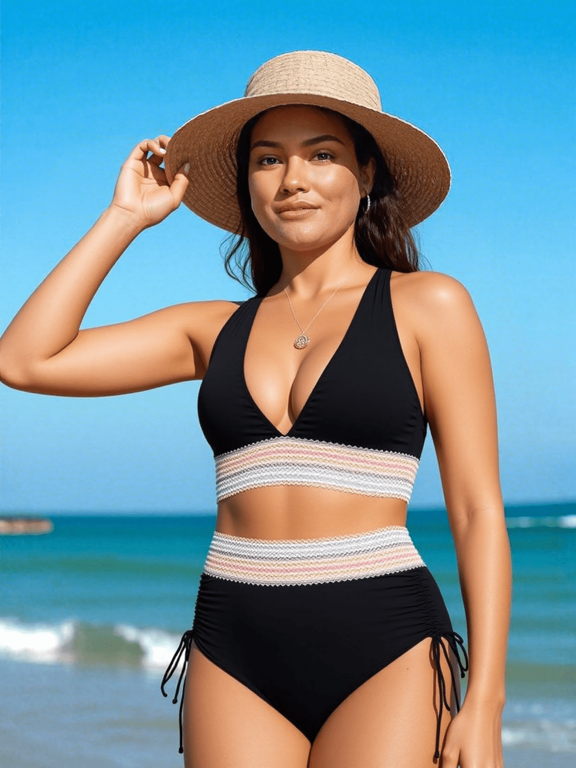 Linda | Elegant High-Waisted Sculpting Bikini
