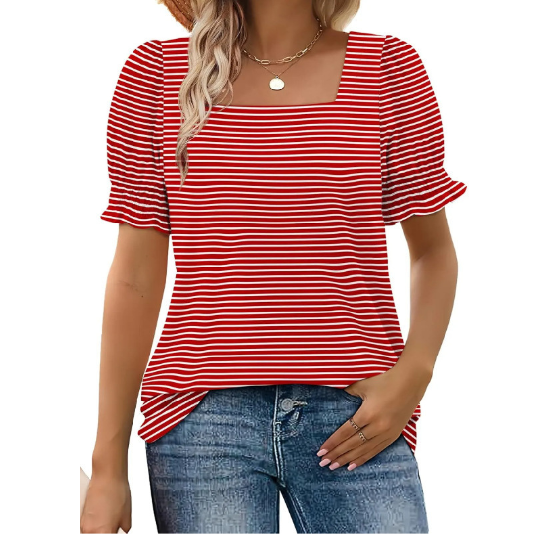 Josephine | Lightweight Ruffle Sleeve Summer Essential
