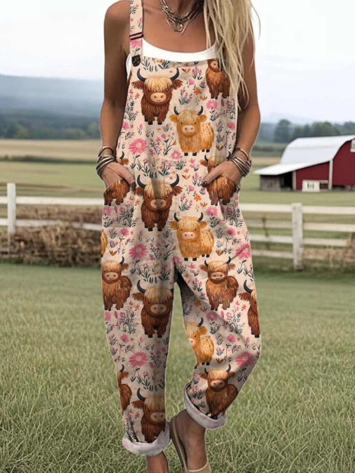Edris | Flying Bees Embroidered Jumpsuit