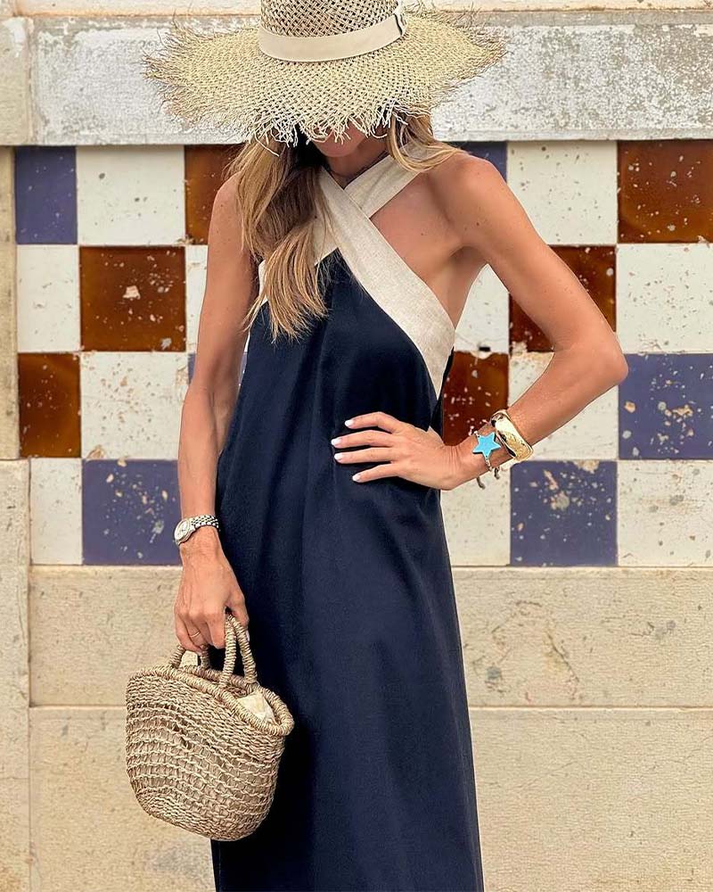 Aria | Classy Cross-Border Ankle-Length Dress