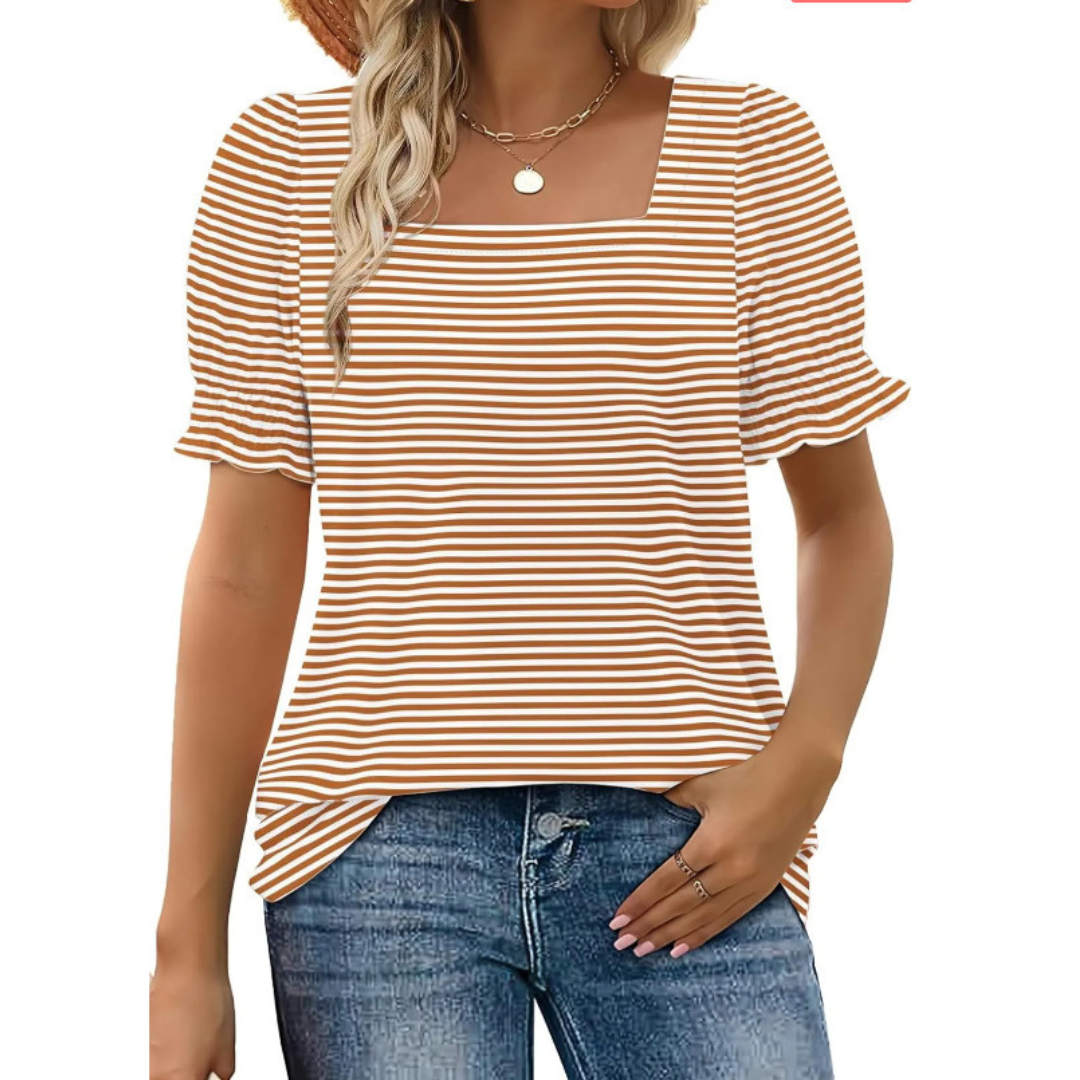 Josephine | Lightweight Ruffle Sleeve Summer Essential