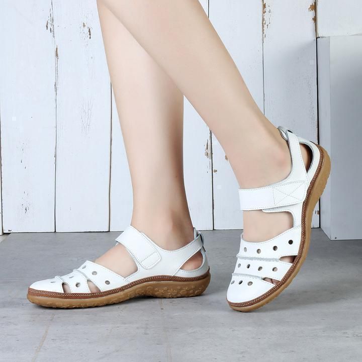 Kairi | Women's Breathable Hollow Hook Flat Sandals