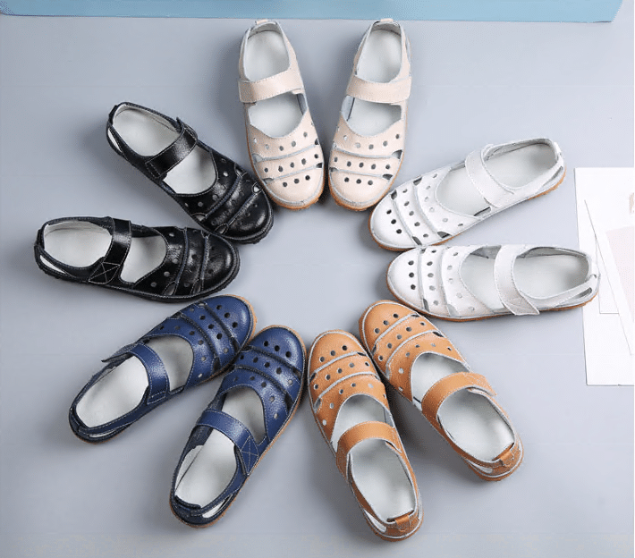Kairi | Women's Breathable Hollow Hook Flat Sandals