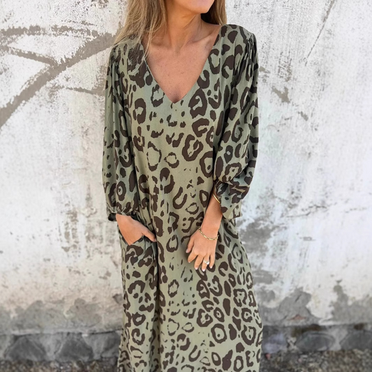 Denise | Chic Leopard Print Dress