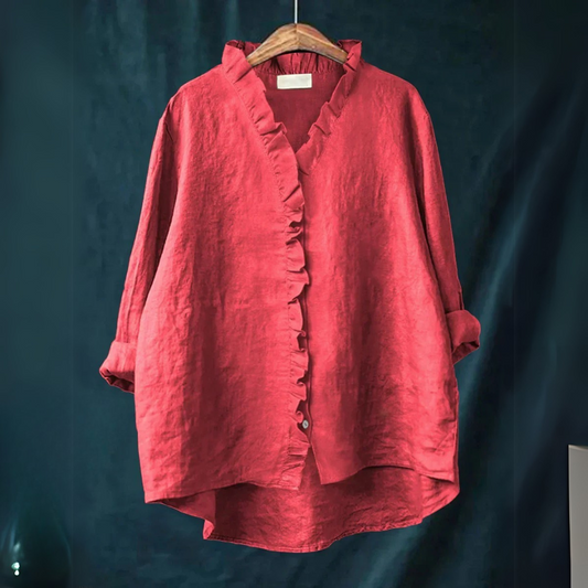Renée | Casual Shirt With Ruffles