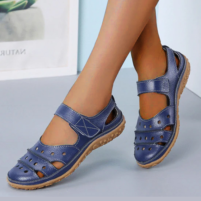 Kairi | Women's Breathable Hollow Hook Flat Sandals