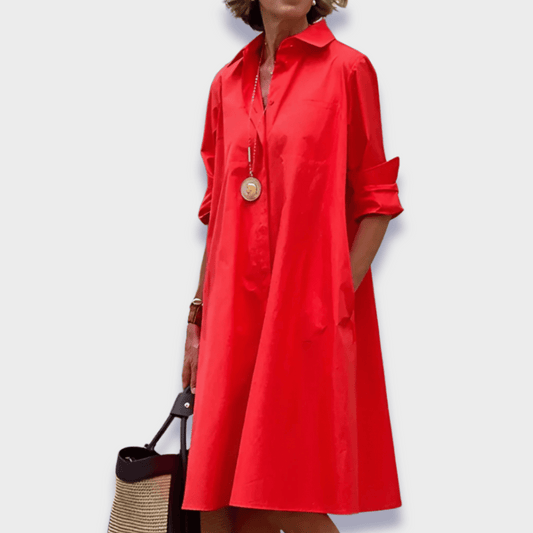 Isolde | Airy Polo Summer Dress For Everyday Wear
