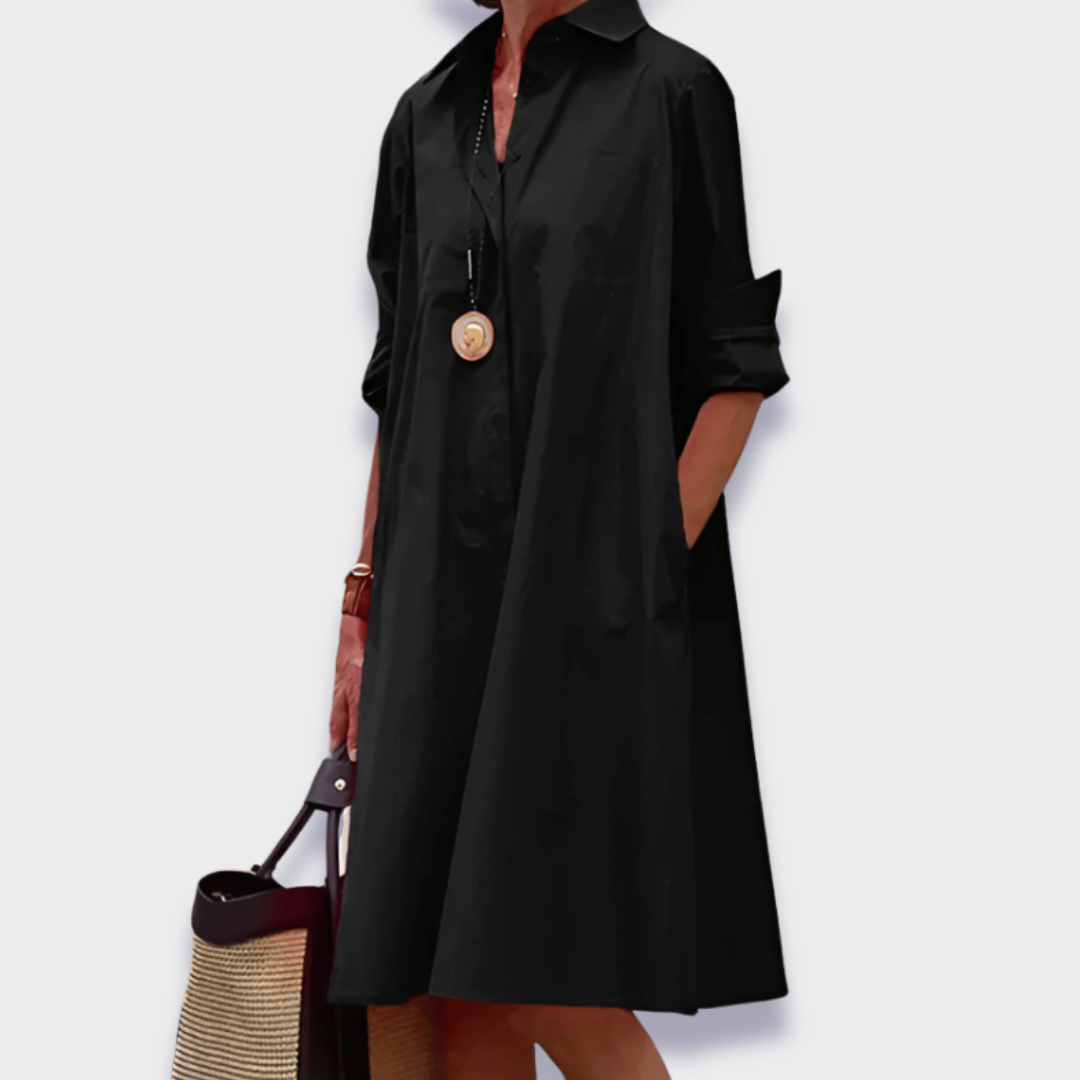 Isolde | Airy Polo Summer Dress For Everyday Wear