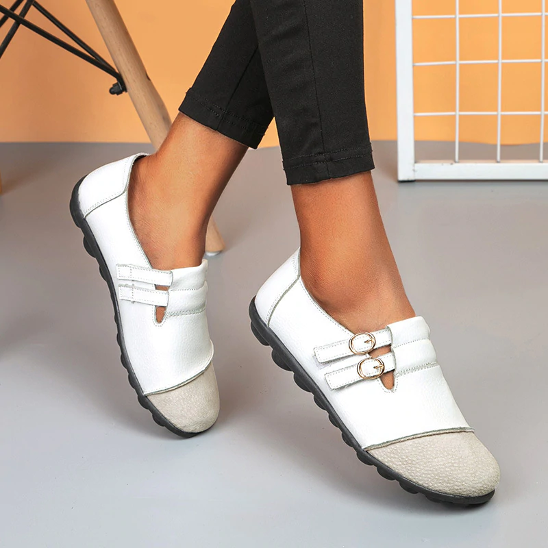 Priscilla | Comfortable Stitching Detail Women’s Loafers